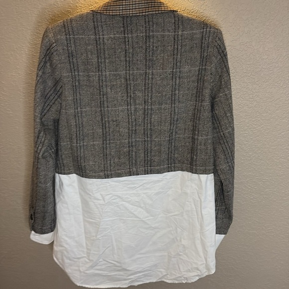 Mystree Mixed Print Button-Down Shirt or Blazer/ Size small/ NWOT - Picture 10 of 11